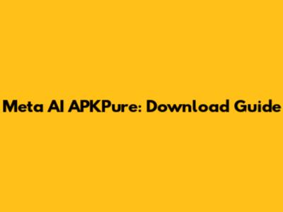 Meta AI APKPure: Download Guide