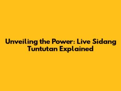 Unveiling the Power: Live Sidang Tuntutan Explained